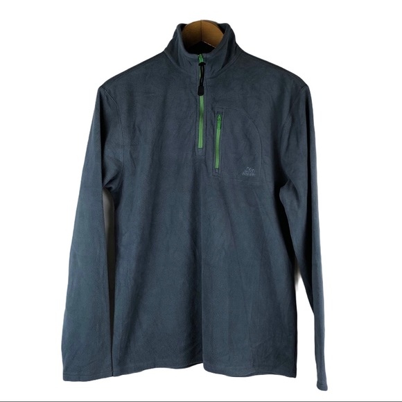 Aspen Gray Fleece Pullover Jacket - Picture 1 of 7